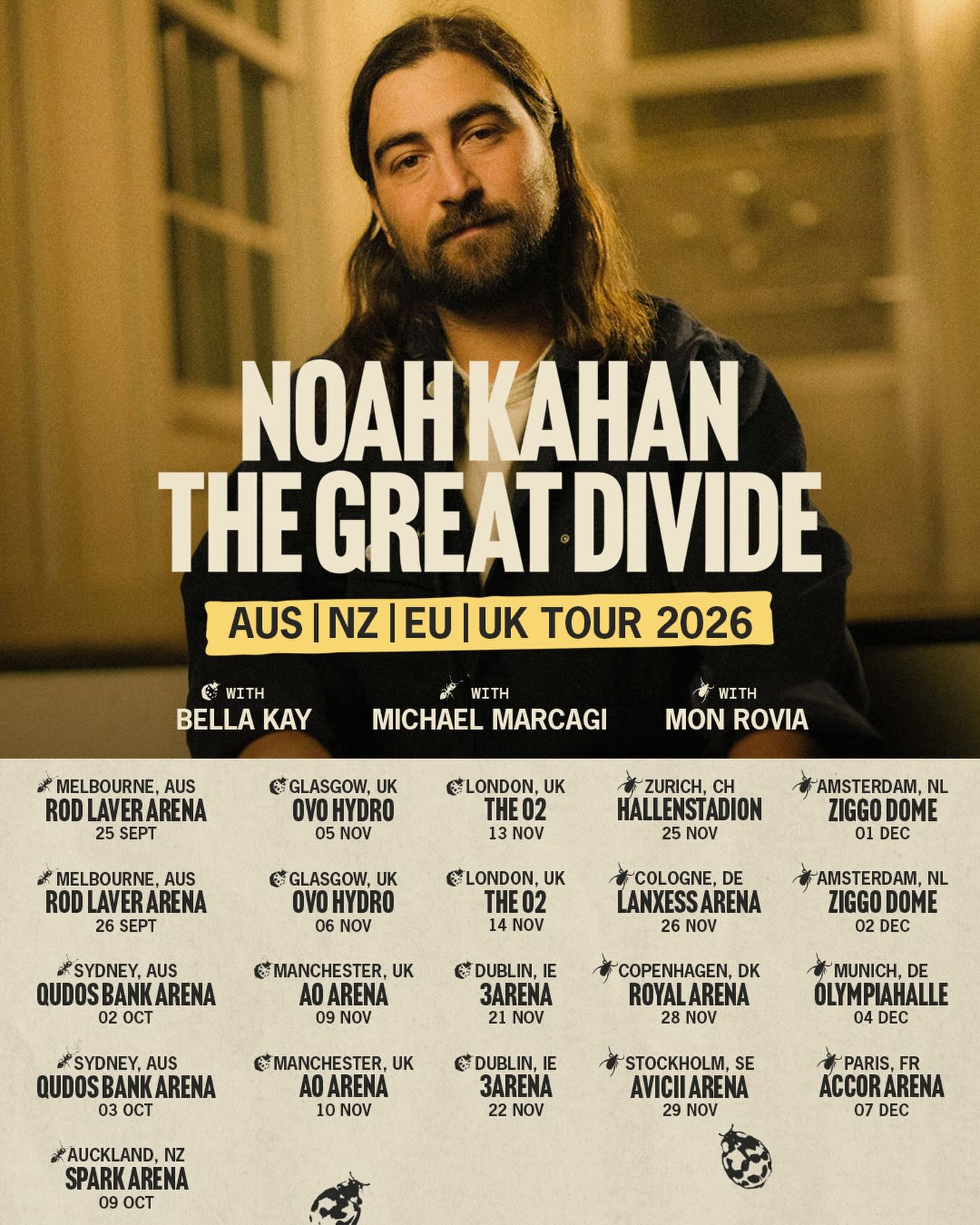 Mon Rovîa Tour Poster 2026