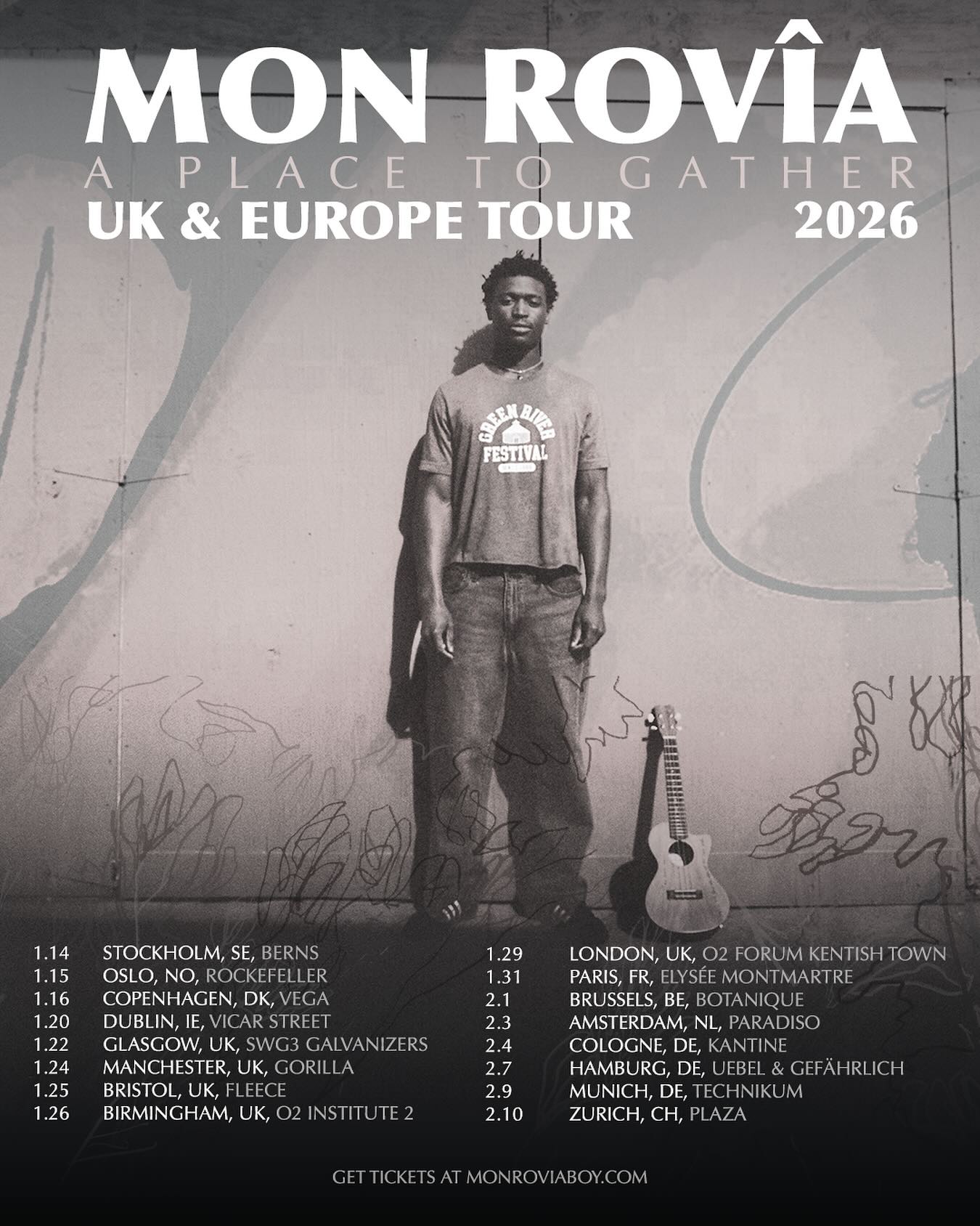 Mon Rovîa Heal With Others Tour Poster 2026