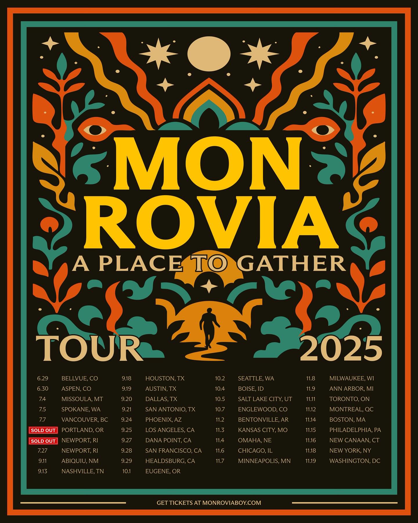 Mon Rovîa Heal With Others Tour Poster 2026